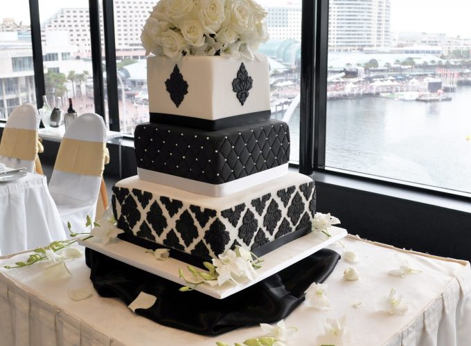 Wallpaper wedding cake, flowers, 4k, Food 4900011803